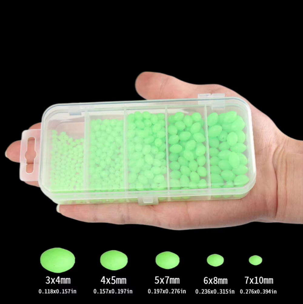 Fishing Lure Kit - 375 pièces/ensemble nuit lumineuse pêche perles