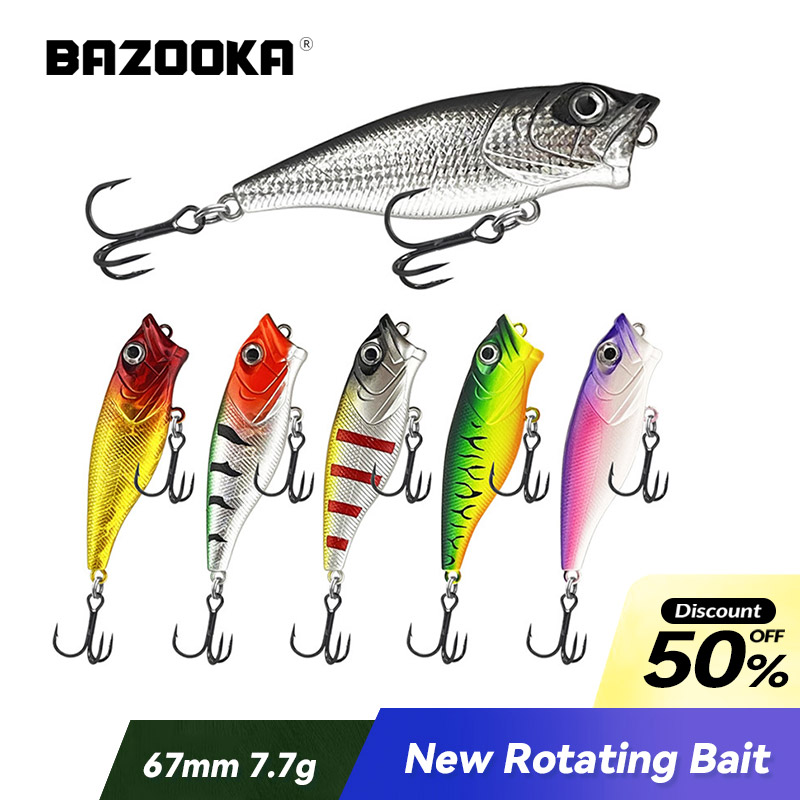Fishing Lure Topwater - Bazooka-Leurre de pêche avec système bionique