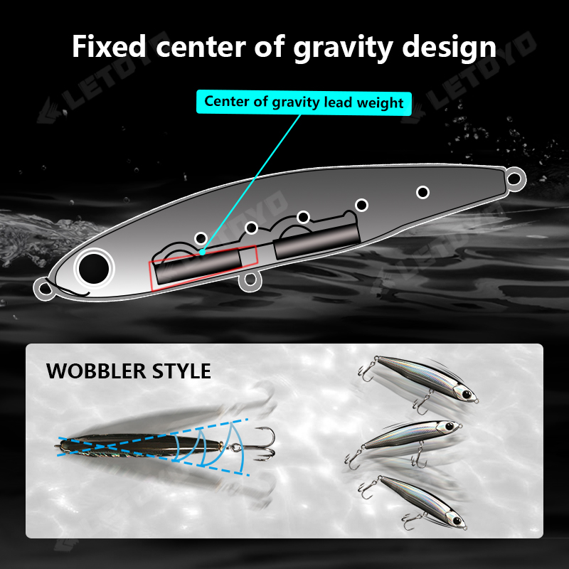LETOYO crayon coulant 17g 12g- - Fishing Lure Topwater avis et prix