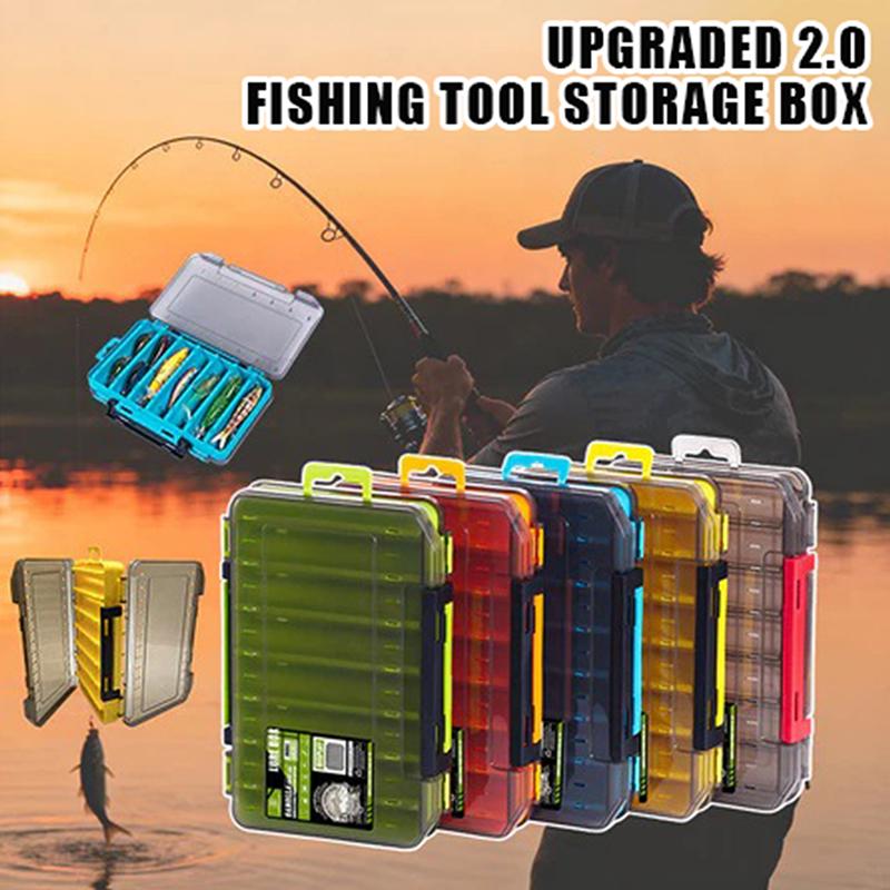 Boîte à pêche compacte double  - Fishing Lure Box avis et prix