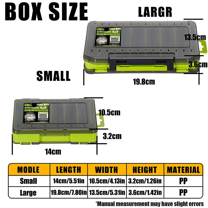 Boîte à pêche compacte double  - Fishing Lure Box avis et prix